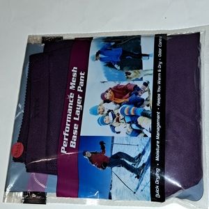 NWT Ladies XTEK Performance Mesh Base Layer Pant Size Small